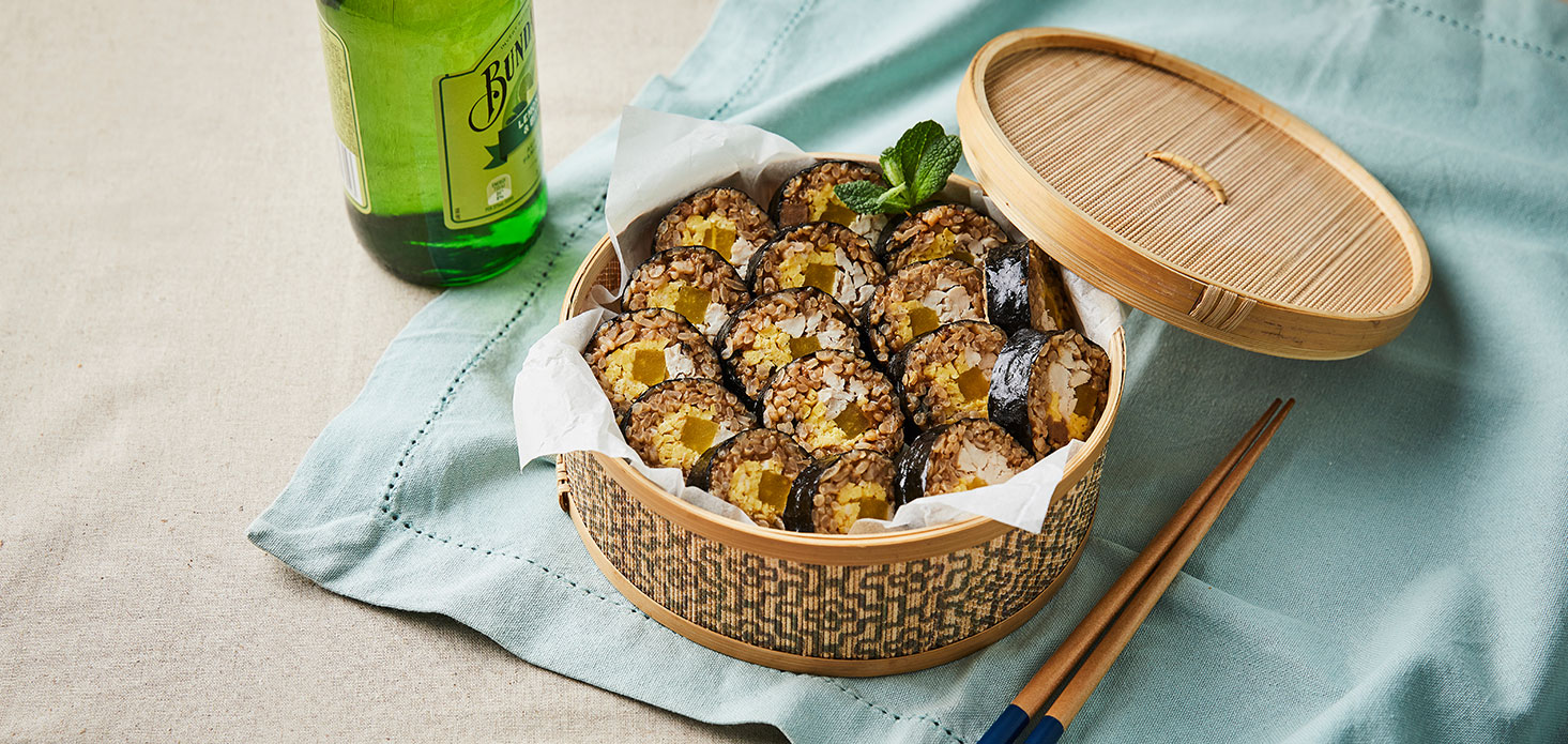 닭가슴살 짜장김밥