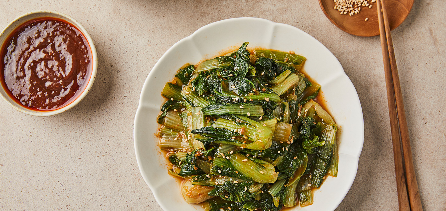 얼갈이 된장무침